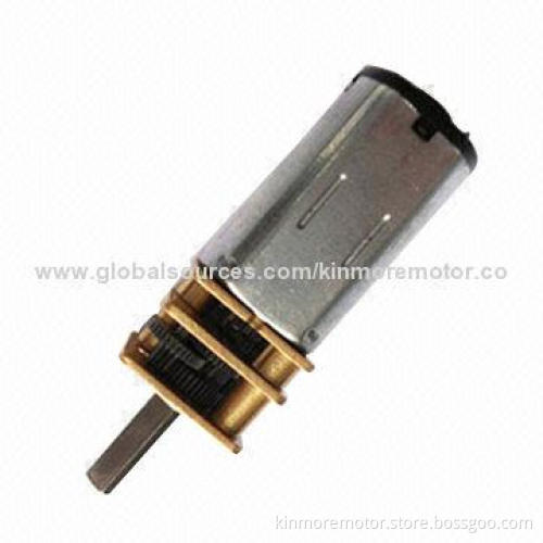 2014 China Factory Price 6V 100rpm Low-noise Micro DC Motor with 12mm Gear Box
